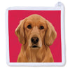 Naked Decor Kitchen towels Naked Decor's Golden Retriever Potholder | Beautiful Retriever Kitchen Decor