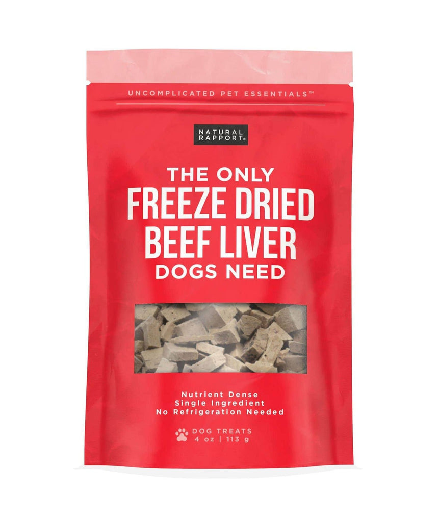 Natural Rapport Dog Treats Natural Rapport Freeze Dried Beef Liver Treats | Freeze Dried Healthy Treats