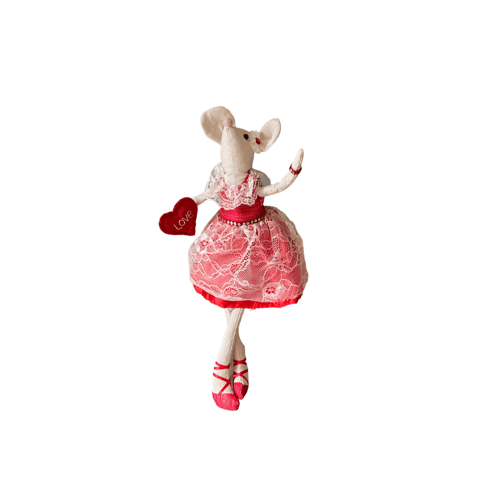 nevsher lior Figurines LOVE Mouse LOVE XO Valentine Ballerina & Unicorn
