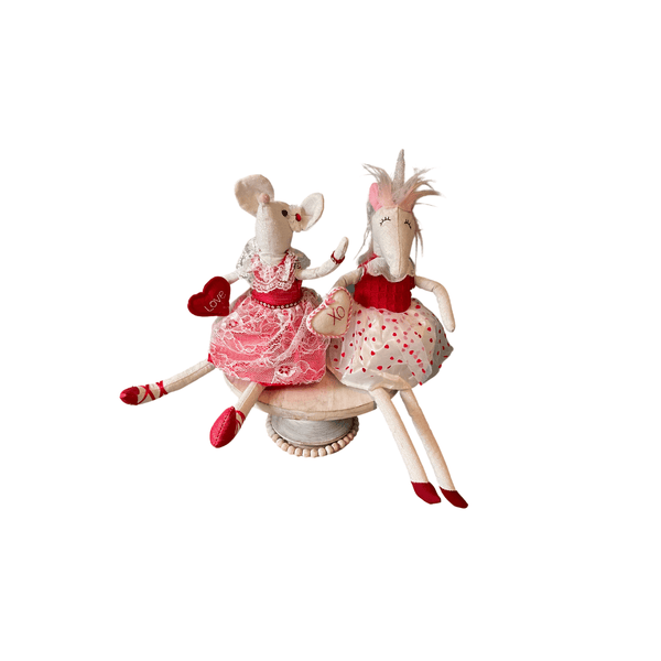 nevsher lior Figurines LOVE XO Valentine Ballerina & Unicorn
