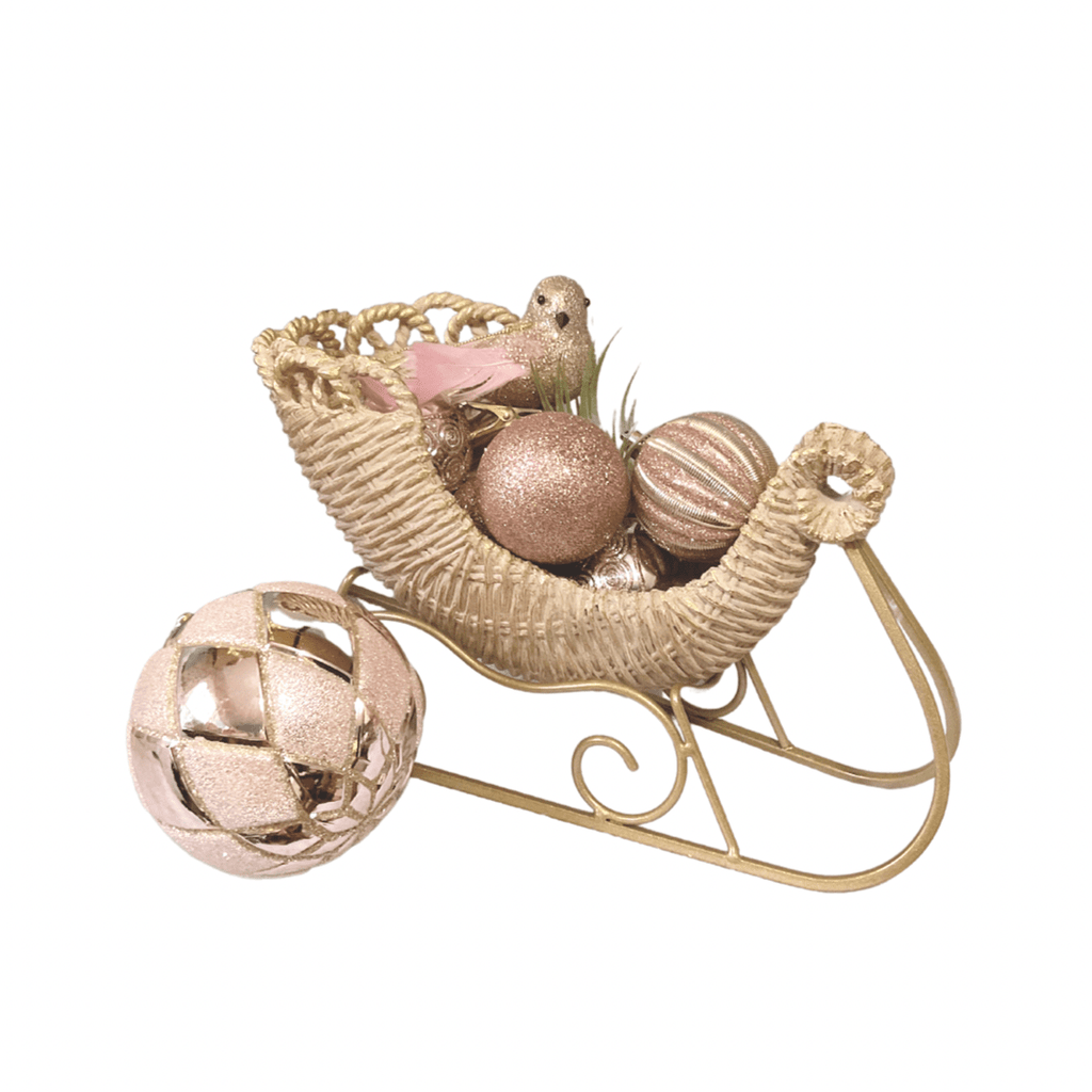 nevsher lior Home Accents Gold Metallic Sleigh