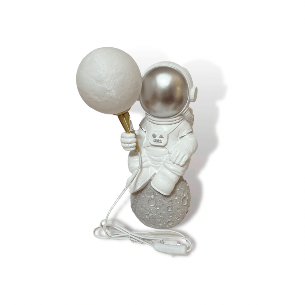nevsher lior Lamp Large Astronaut Lamp with Removable Globe Light | Astronaut LED Lamp