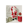 nevsher lior Seasonal & Holiday Decorations Candy Cane Santa with Present