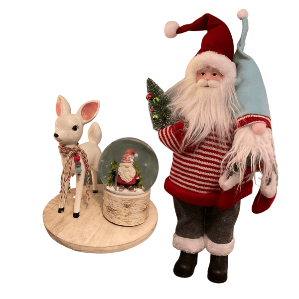 Nevsher lior Seasonal & Holiday Decorations Santa and Vintage Reindeer
