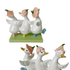 Novogratz Home Home Decor Splashing Duck Trio with Rain Boots Spring Easter Nursery Decor