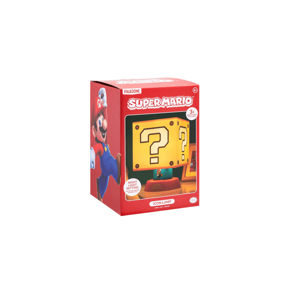 Paladone Lamp SALE! Super Mario Icon Lamp with 3 Brightness Settings Nintendo Merchandise