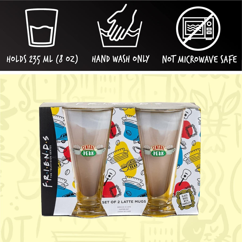 Paladone Mug Friends™ TV Show Latte Mugs Set of 2 | Paladone Friends Latte Mugs