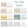 Rae Dunn Bed Sheets LOVE Pink Stripes Sheet Sets