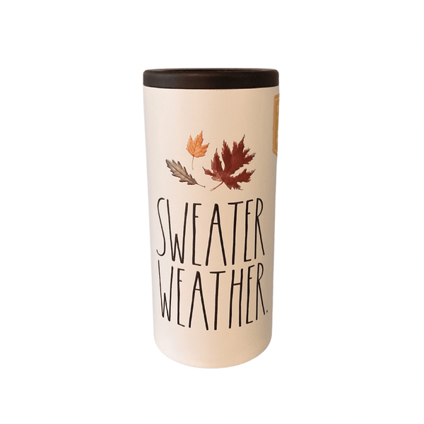 Rae Dunn Coozie SWEATER WEATHER Slim-Can Cooler | Rae Dunn Sweater weather