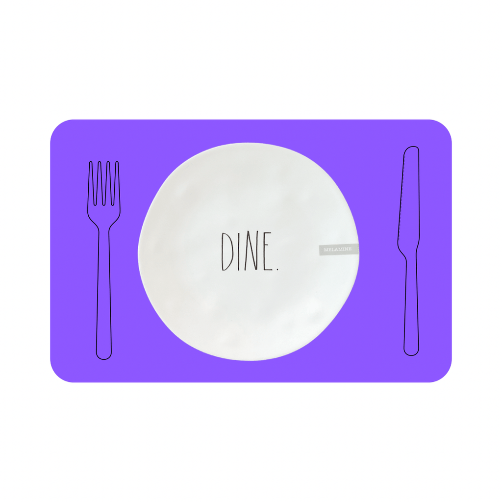 Rae Dunn Dinner Plates Rae Dunn Melamine Dinner Plate "EAT"