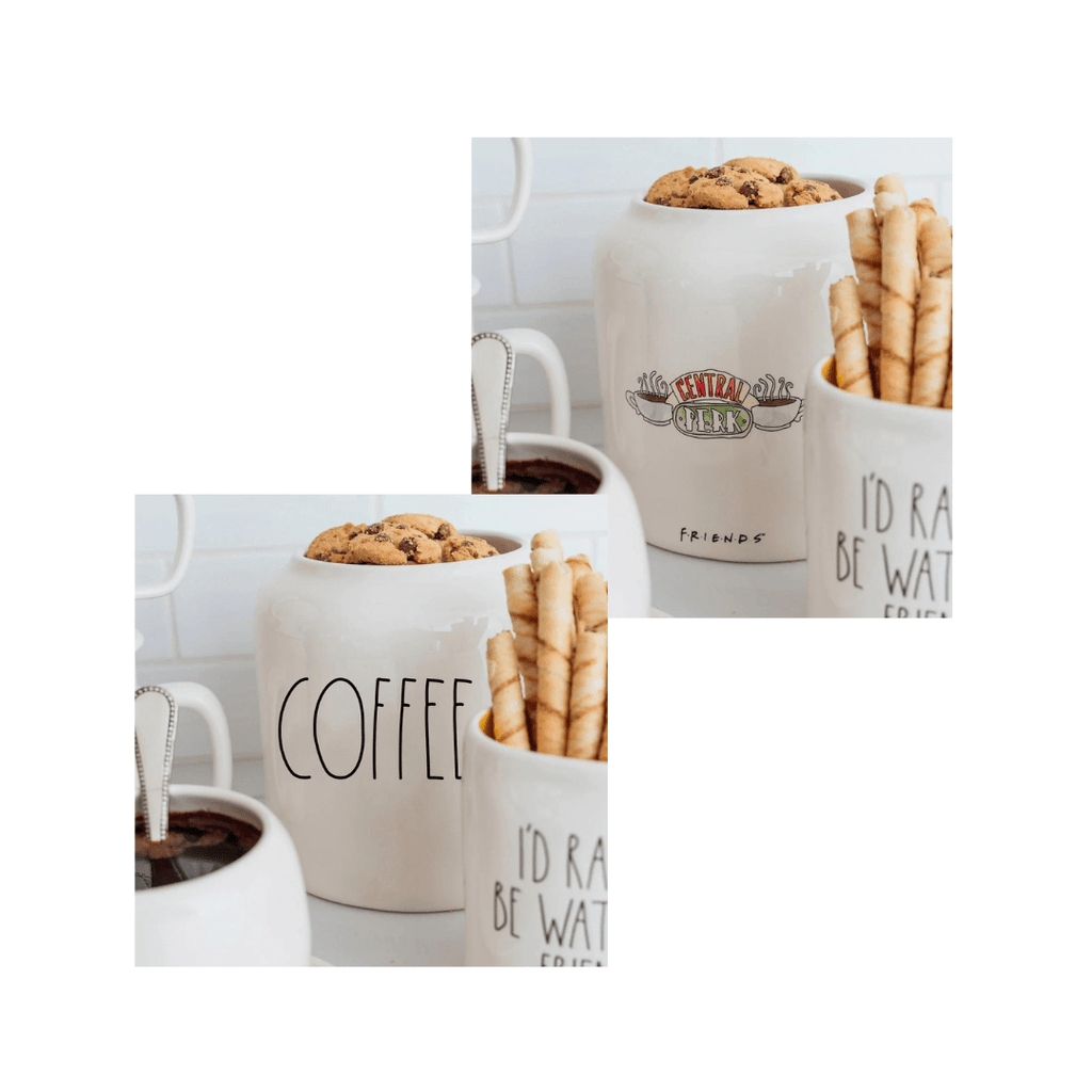 Rae Dunn Food Storage Containers Friends™ By Rae Dunn Central Perk Coffee Canister with Lid