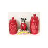 Rae Dunn Food Storage Containers Rae Dunn Canister "You Need A Kiss" Red with Ceramic Heart Top