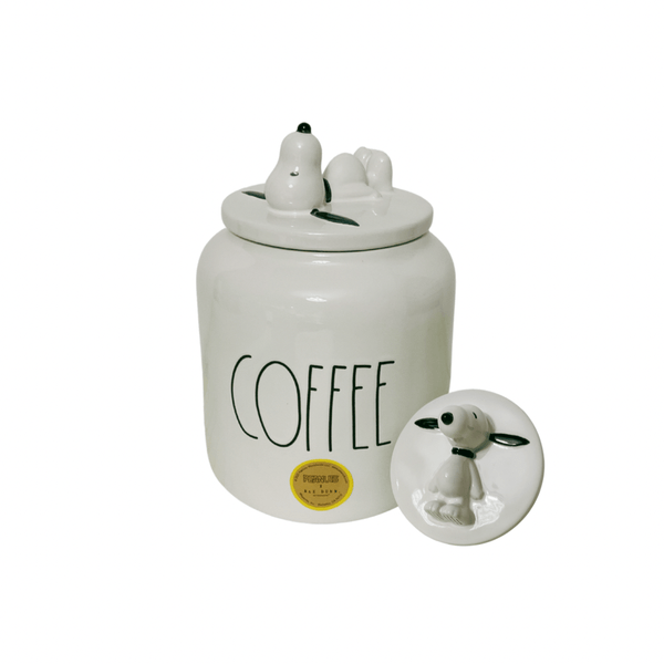 Rae Dunn Food Storage Containers Rae Dunn Peanuts | Snoopy "Coffee" Coffee Canister