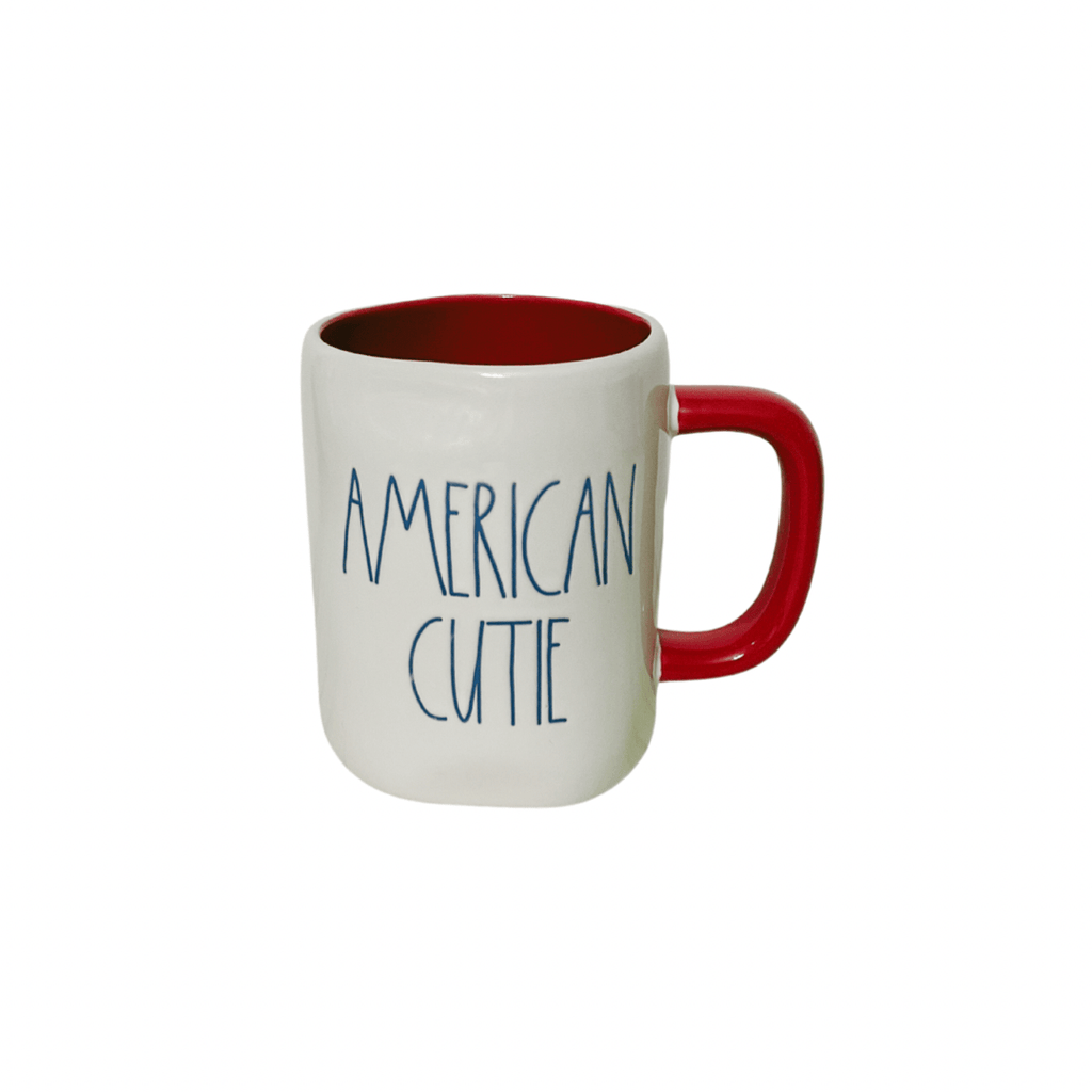 Rae Dunn Home Decor Rae Dunn American Cutie Coffee Mug Rae Dunn Patriotic America 4th of July Decor | Patriotic Mugs and Decor