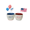 Rae Dunn Home Decor Rae Dunn Freedom and Liberty Bowls Rae Dunn Patriotic America 4th of July Decor | Patriotic Mugs and Decor