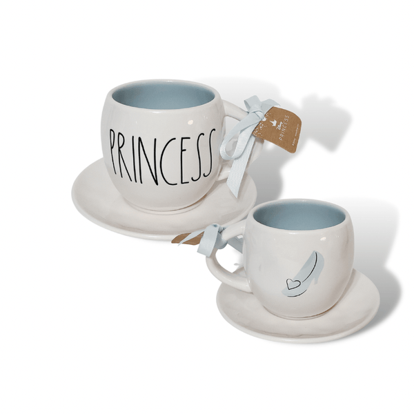 Rae Dunn Mug Rae Dunn Disney Princess Cinderella Tea cup with Saucer | Cinderella Princess Tea cup