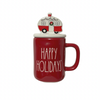 Rae Dunn Mug Rae Dunn "Happy Holidays" Mug with Camper Top