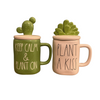 Rae Dunn Mug Rae Dunn Plant Mugs - Garden Mugs - Keep Calm and Plant on