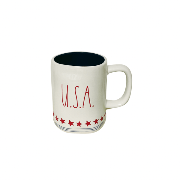 Rae Dunn Mug Rae Dunn "USA" Stars and Stripes Coffee Mug