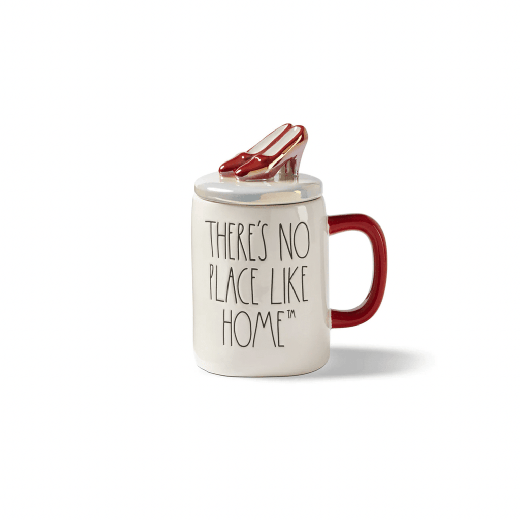 Rae Dunn Mug Rae Dunn Wizard of Oz™ "There's No Place Like Home" Mug with Ruby Red Slipper Topper
