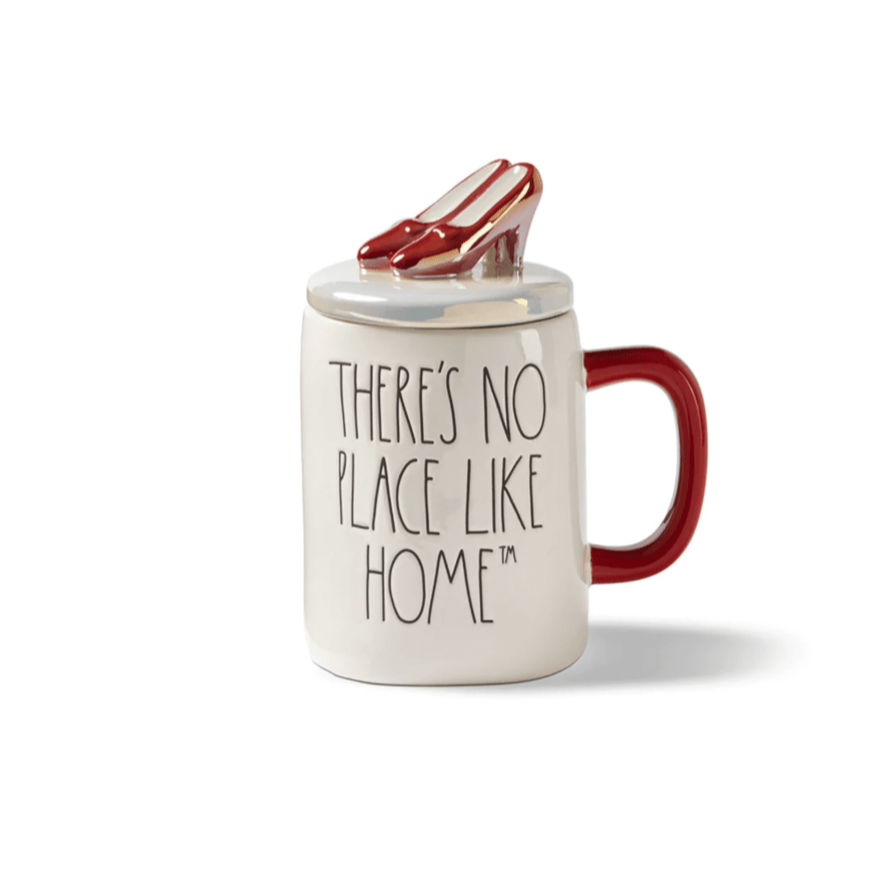 Rae Dunn Mug Rae Dunn Wizard of Oz™ "There's No Place Like Home" Mug with Ruby Red Slipper Topper