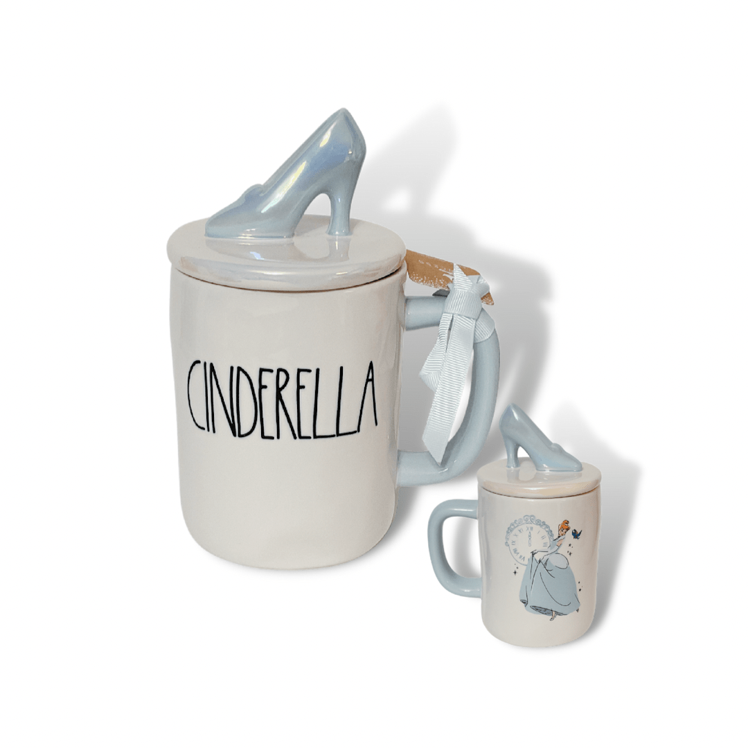 Rae Dunn hotsell Disney Cinderella glass slipper topper mug NEW