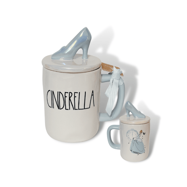 Rae Dunn Mug Rae Dunn x Disney Princess Ceramic Cinderella Mug with Glass Slipper Topper