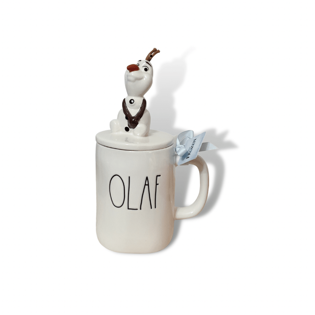 Rae Dunn Mug Rae Dunn x Frozen I Like Warm Hugs Olaf Mug With Olaf Top | Disney's Frozen Olaf Mug