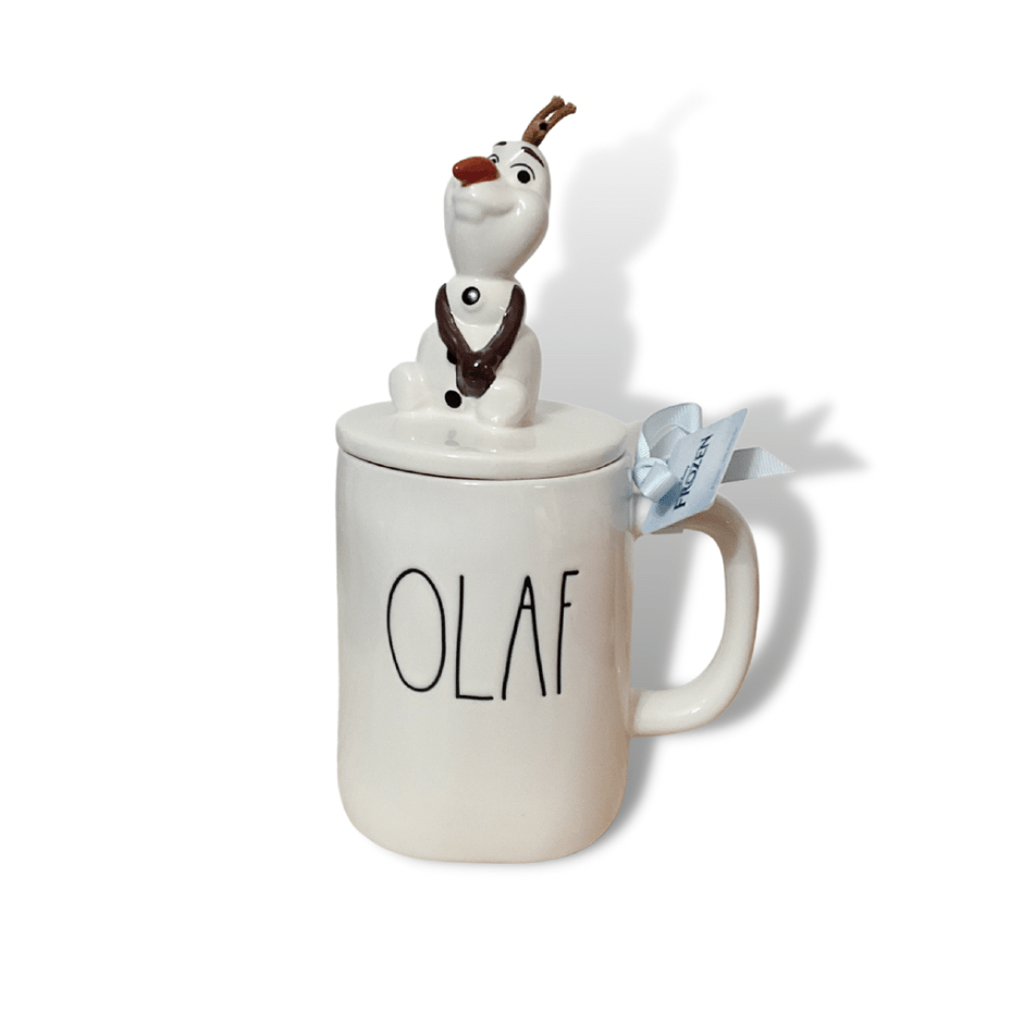 Rae Dunn Mug Rae Dunn x Frozen I Like Warm Hugs Olaf Mug With Olaf Top | Disney's Frozen Olaf Mug