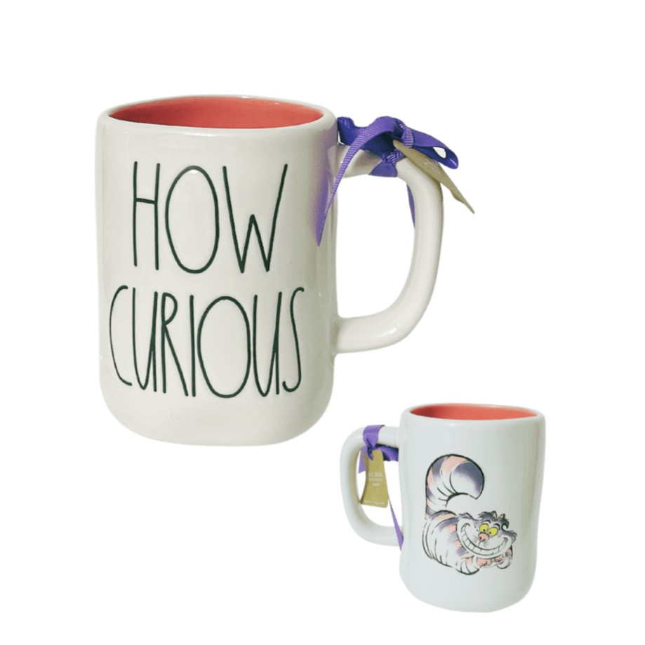 Rae Dunn Mug The Disney Collection by Rae Dunn Alice in Wonderland How Curious Cheshire Cat Mug