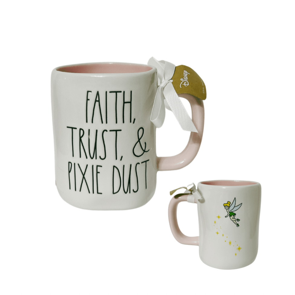 Rae Dunn Mug The Disney Collection By Rae Dunn Faith, Trust, & Pixie Dust Tinker Bell Mug