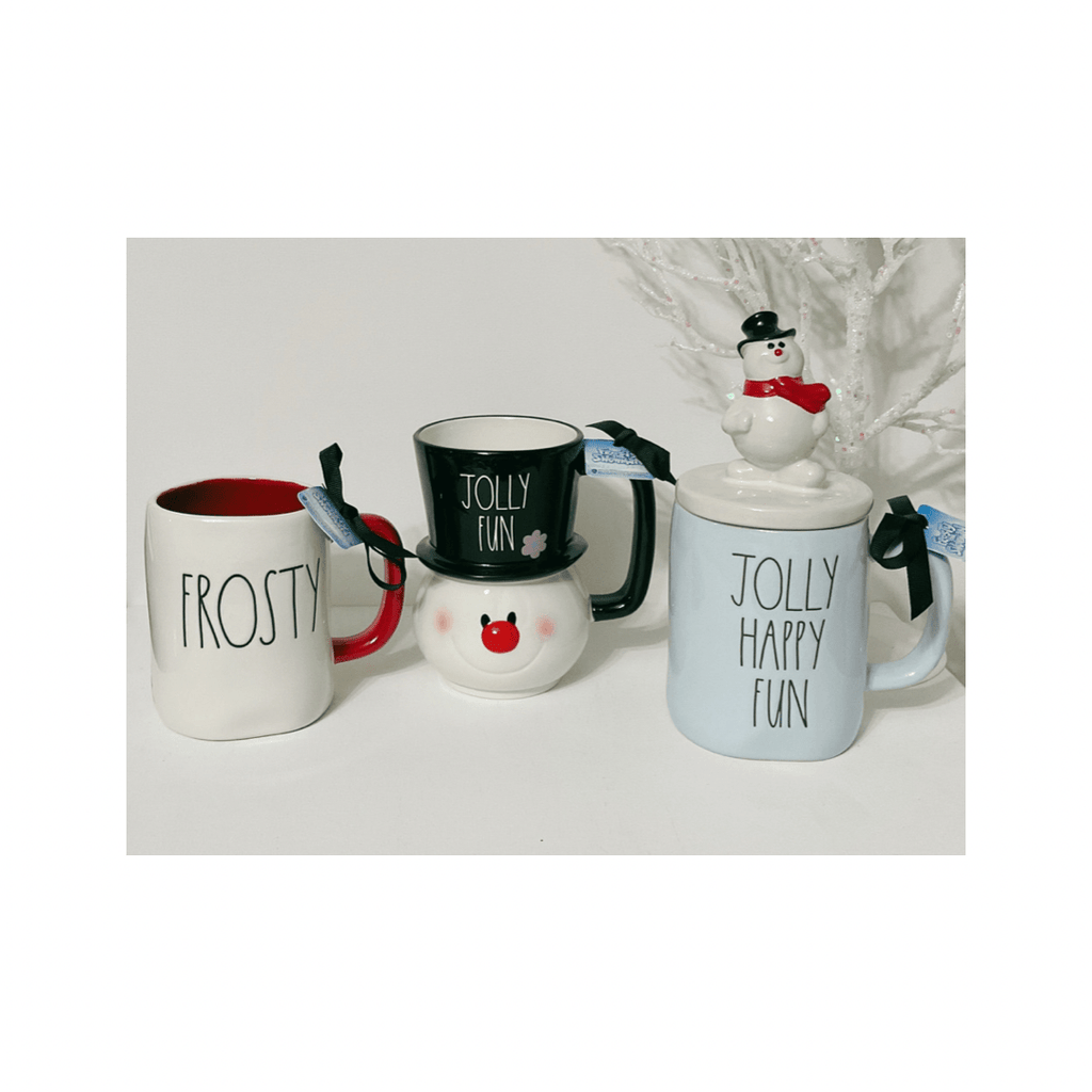 Rae Dunn Seasonal & Holiday Decorations Frosty the Snowman™ Rae Dunn "Frosty" with Frosty on the back mug (OG)