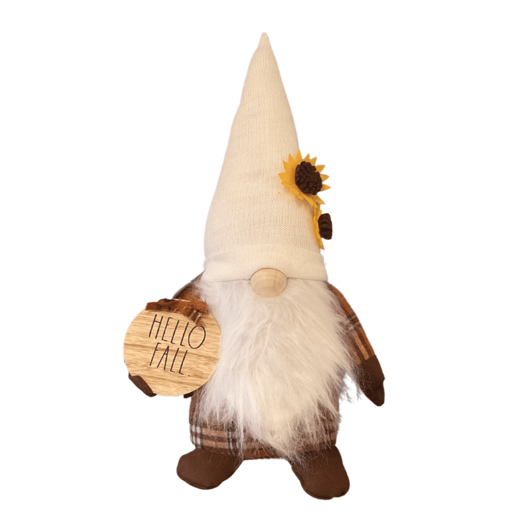 Rae Dunn Seasonal & Holiday Decorations HELLO FALL Gnome with Pumpkin Combo