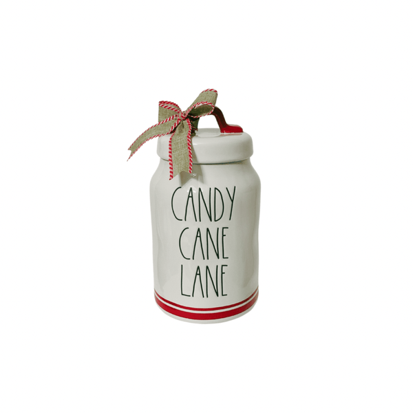 Rae Dunn Seasonal & Holiday Decorations Rae Dunn Canister "Candy Cane Lane"
