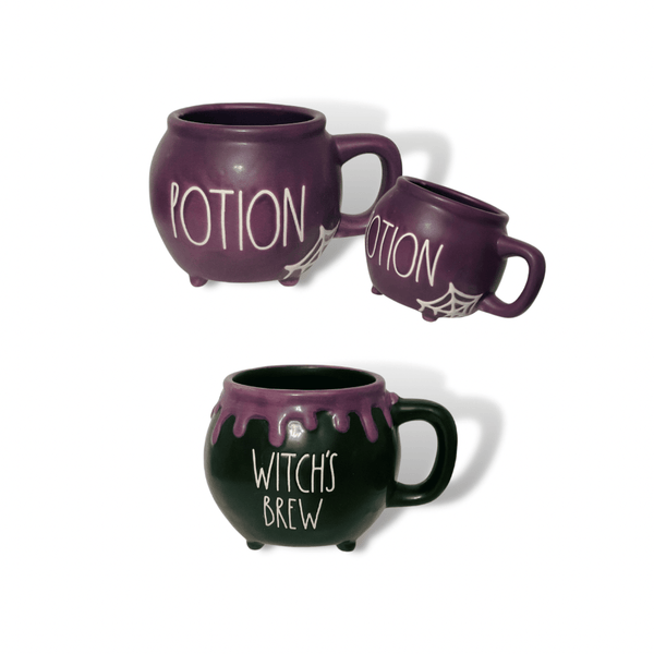 Rae Dunn Seasonal & Holiday Decorations Rae Dunn Cauldron Mug | Witch's Brew Cauldron Mug | Potion Cauldron Mug