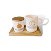 Rae Dunn Seasonal & Holiday Decorations Rae Dunn Cream & Sugar Set |  Pumpkin and Moon Cream and Sugar | Halloween Cream and Suger Set