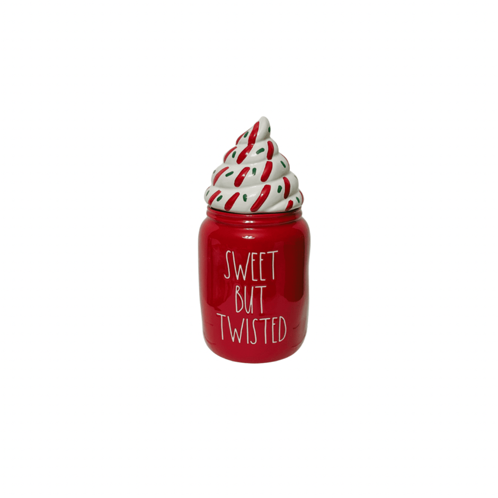 Rae Dunn Seasonal & Holiday Decorations Rae Dunn "Sweet But Twisted" Canister with Whip Cream Top