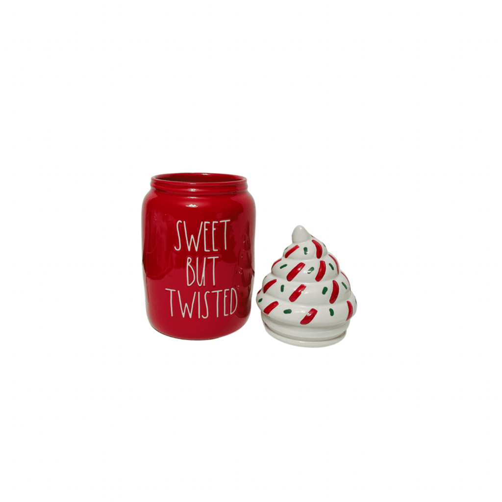 Rae Dunn Seasonal & Holiday Decorations Rae Dunn "Sweet But Twisted" Canister with Whip Cream Top