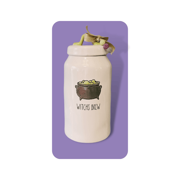 Rae Dunn Seasonal & Holiday Decorations Rae Dunn "Witch's Brew" Canister | Halloween Canister | Witch's Brew