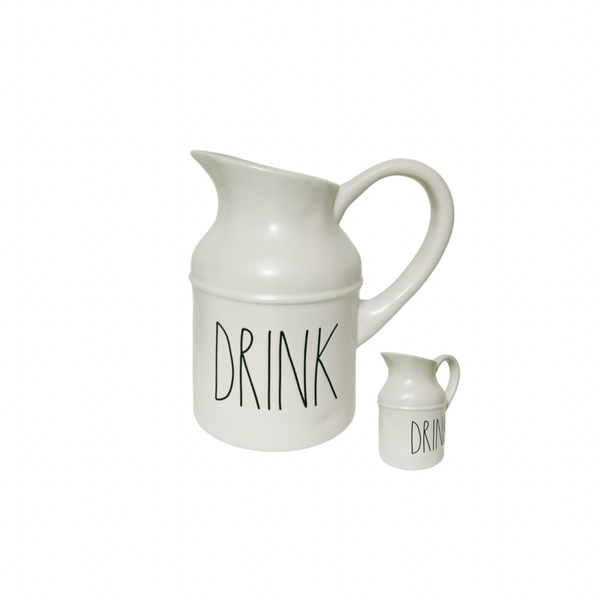 Rae Dunn Serving Pitchers & Carafes Rae Dunn Pitcher "Drink" | Large Farmhouse Pitcher