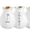 Rae Dunn vase Rae Dunn Bloom Ceramic Vases | Magenta Bud vases - set of 4