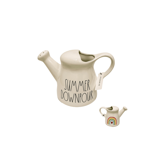 Rae Dunn Watering Cans SUMMER DOWNPOUR Watering Can