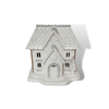 Raz Imports Seasonal & Holiday Decorations Raz Imports White Victorian Pearl Illuminating House | White Gingerbread House