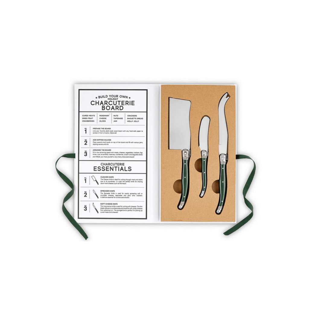 Santa Barbara Design Studio Kitchen Tools & Utensils Holiday Gift Set - Fa La La Charcuterie Knives | Cheese Knives Gift Set | Great Gift Idea