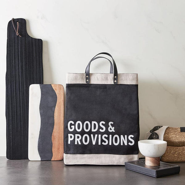 Santa Barbara Design Studio Tote Goods & Provisions Market Tote Bag | Waterproof Lined Tote | Farmer's Market Tote