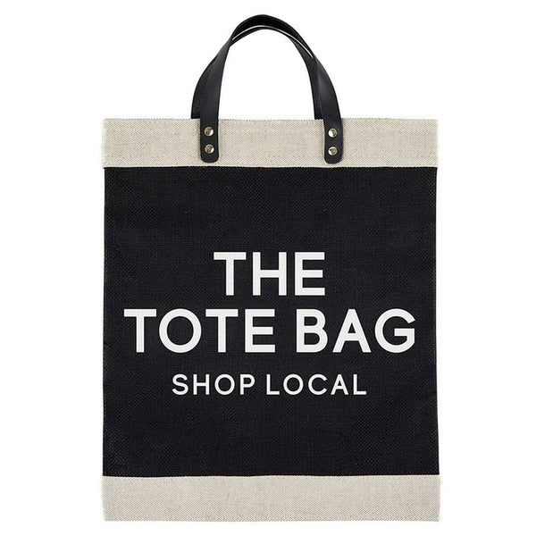Santa Barbara Design Studio Tote The Tote Bag "Shop Local" Market Tote | Santa Barbara Design's Tote | Leather Strap Tote