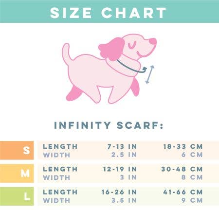 SASSY WOOF Dog Apparel Dog Infinity Scarf & Matching Human Infinity Scarf | Barbie Pink Cute Dog Scarves