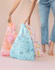 TOOT Medium Sized Reusable Bag "Ball Pit" | Pink Polka Dot Reusable Foldable Tote